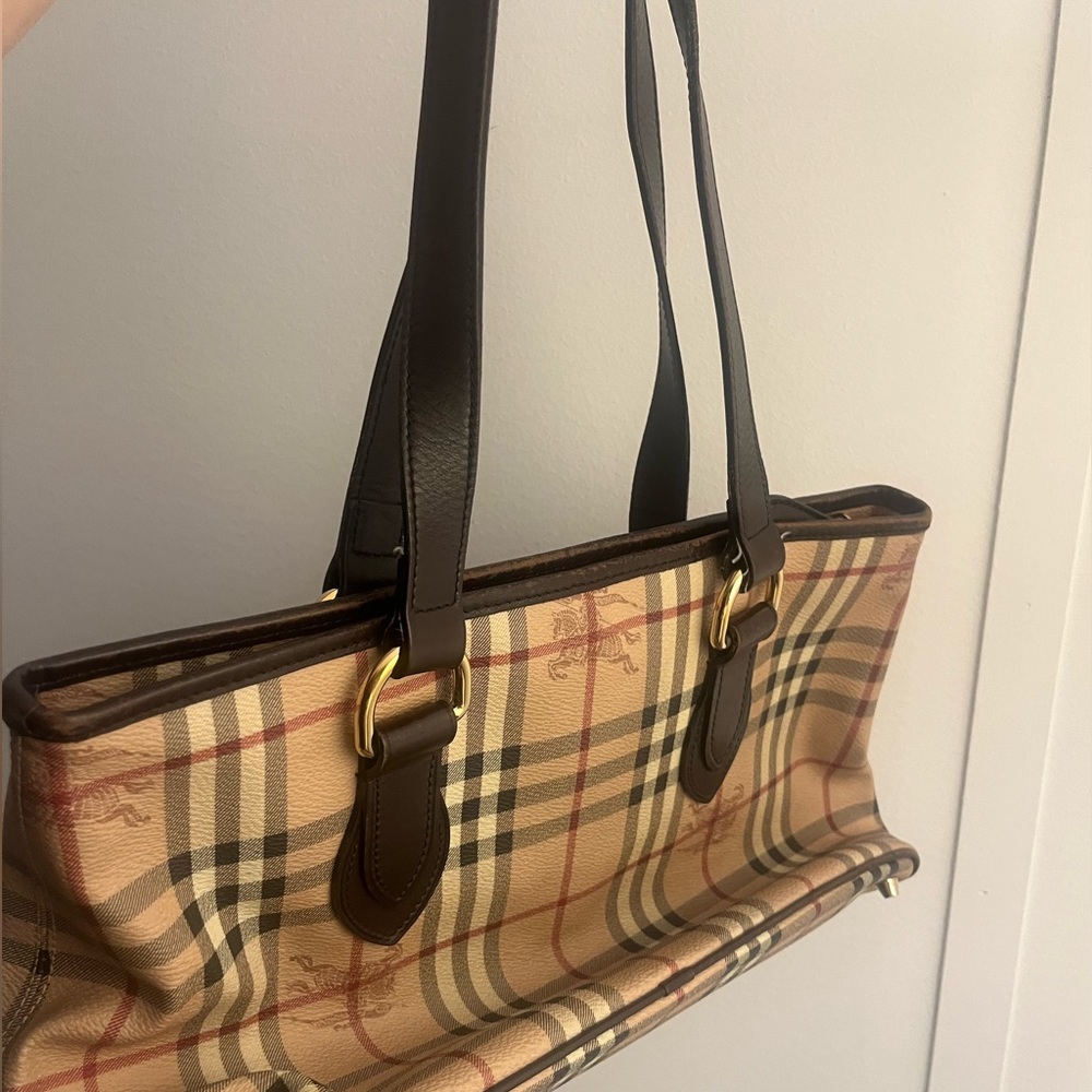 Never used Burberry Haymarket Tote/Purse
